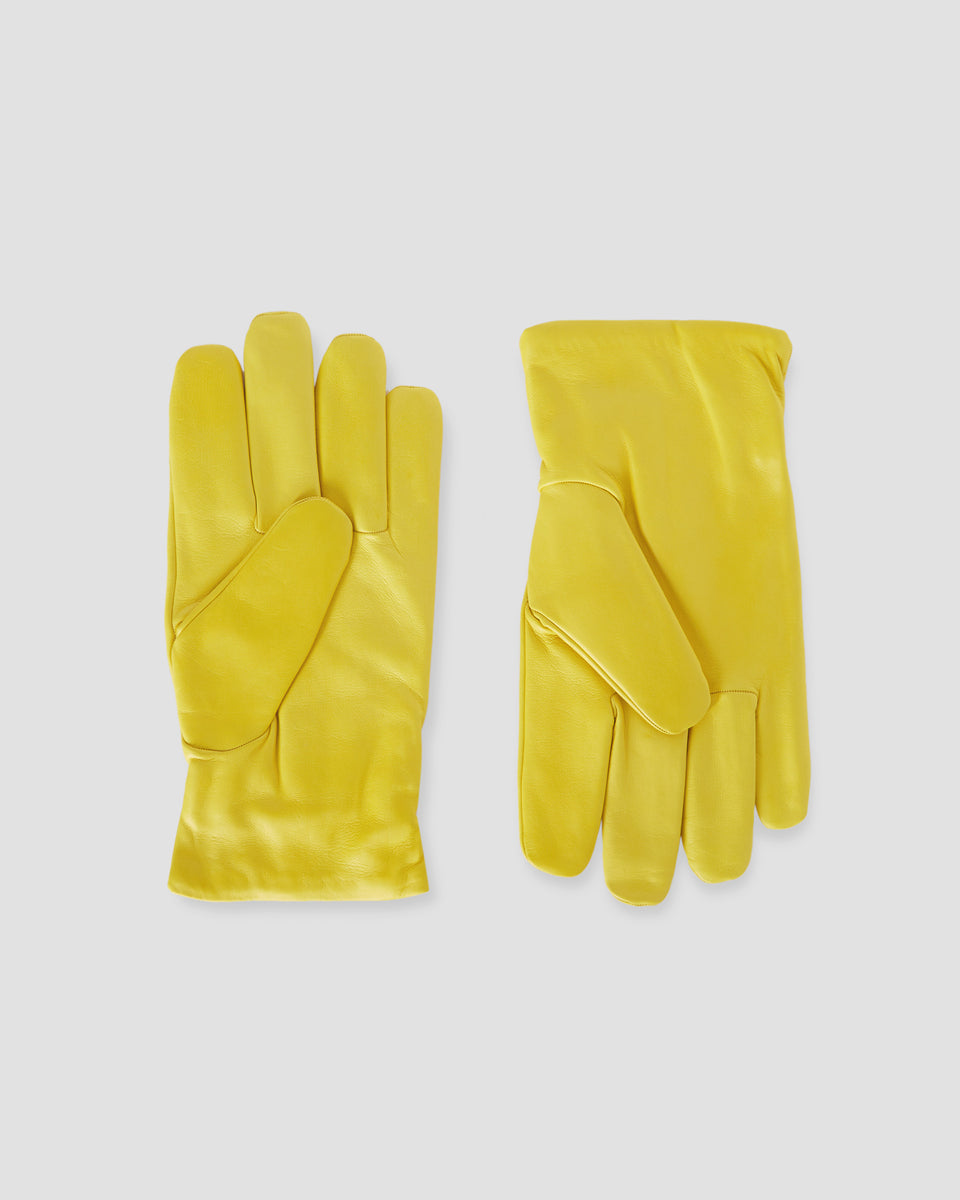 Aurora Gloves in Light Yellow | OAMC