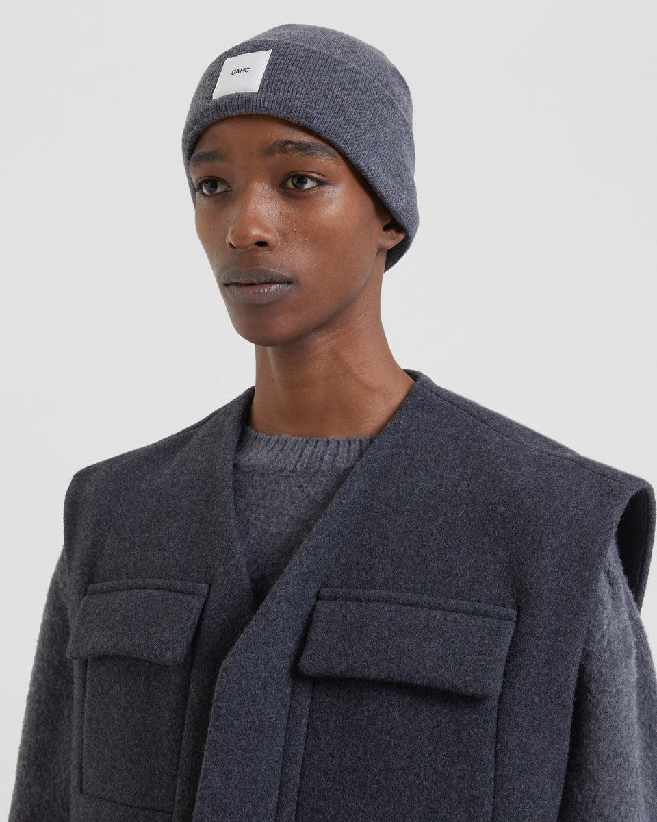 Whistler Beanie in Stone Grey | OAMC