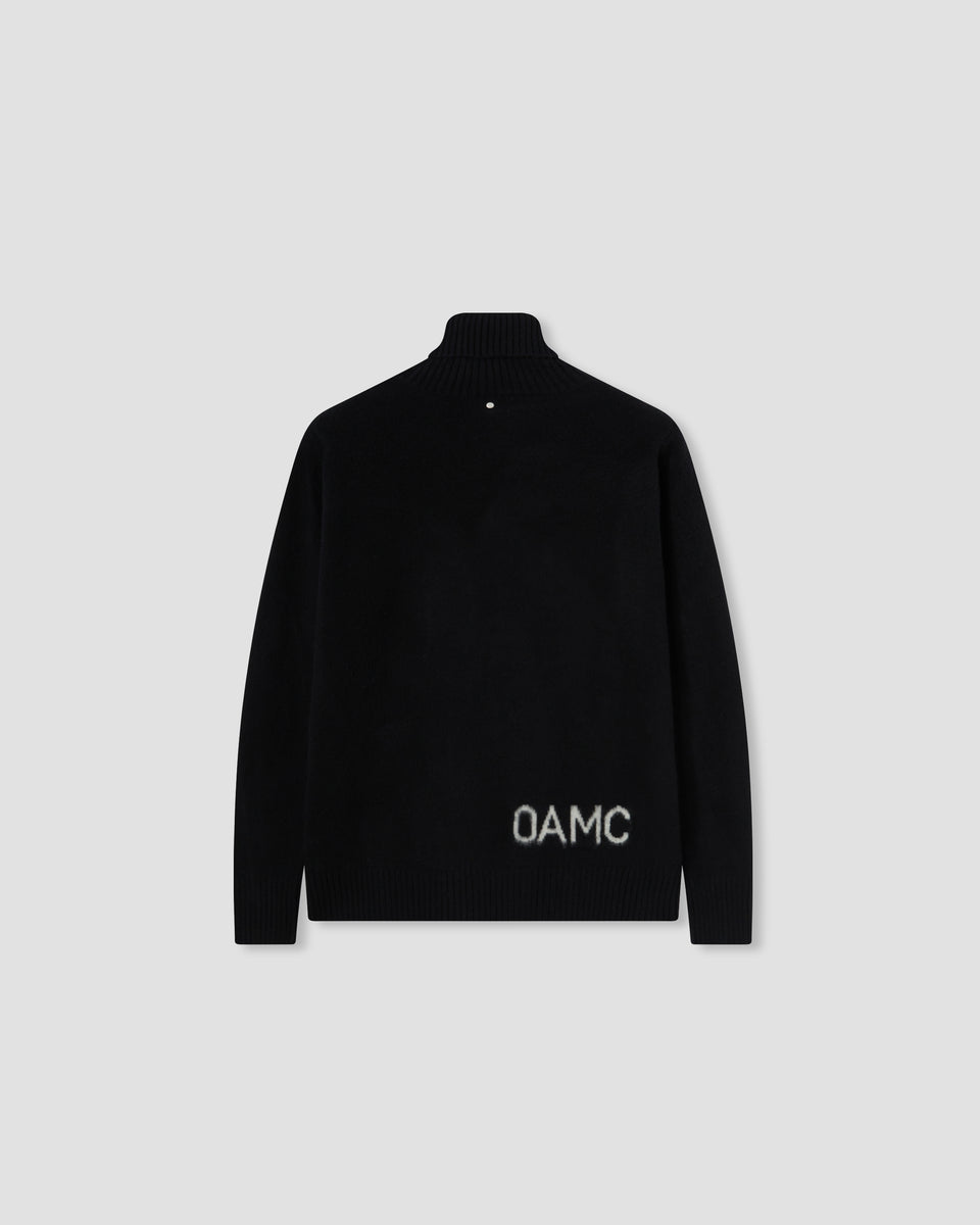 OAMC logo-print hoodie - Black