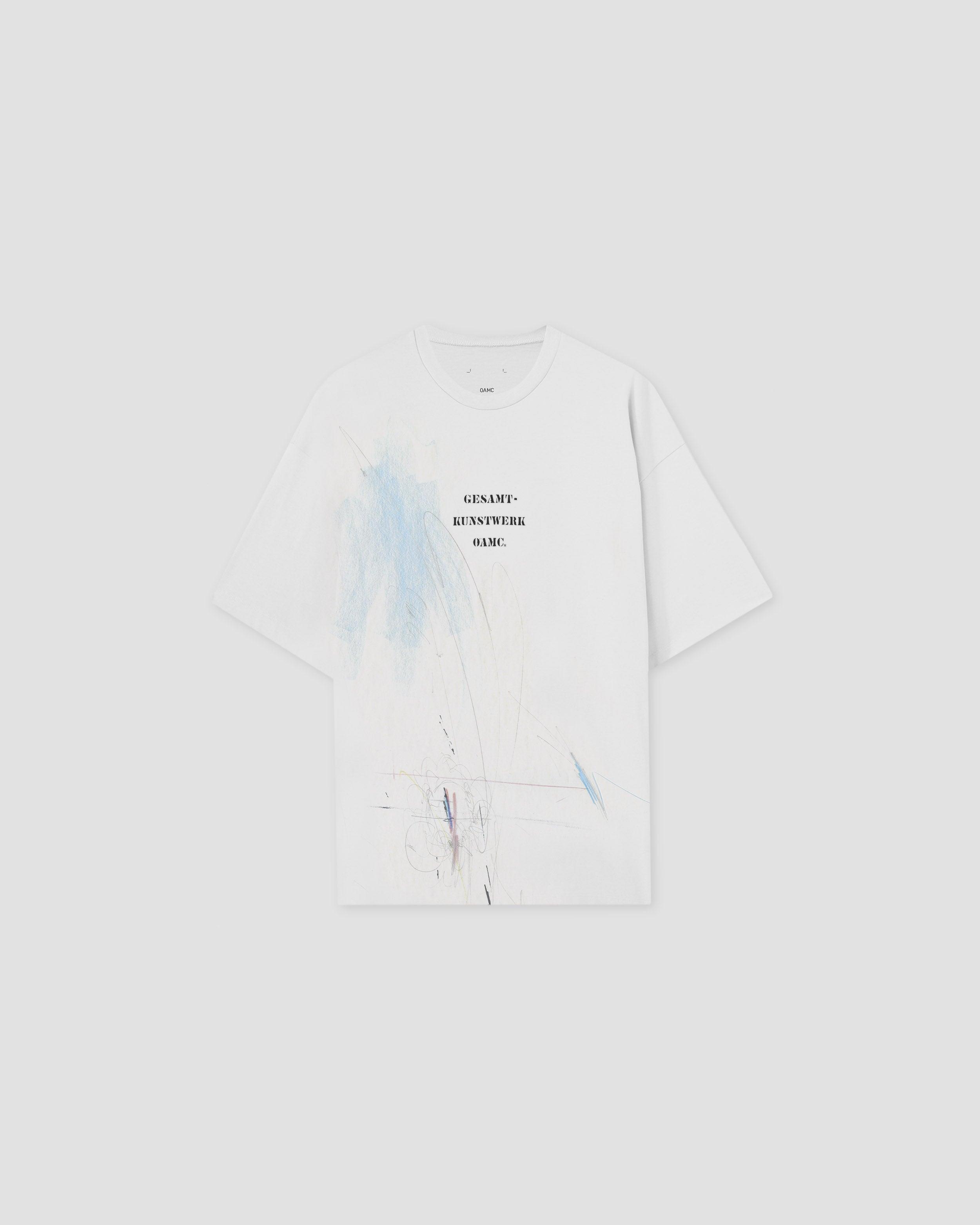 Scribble T-Shirt in Off White | OAMC