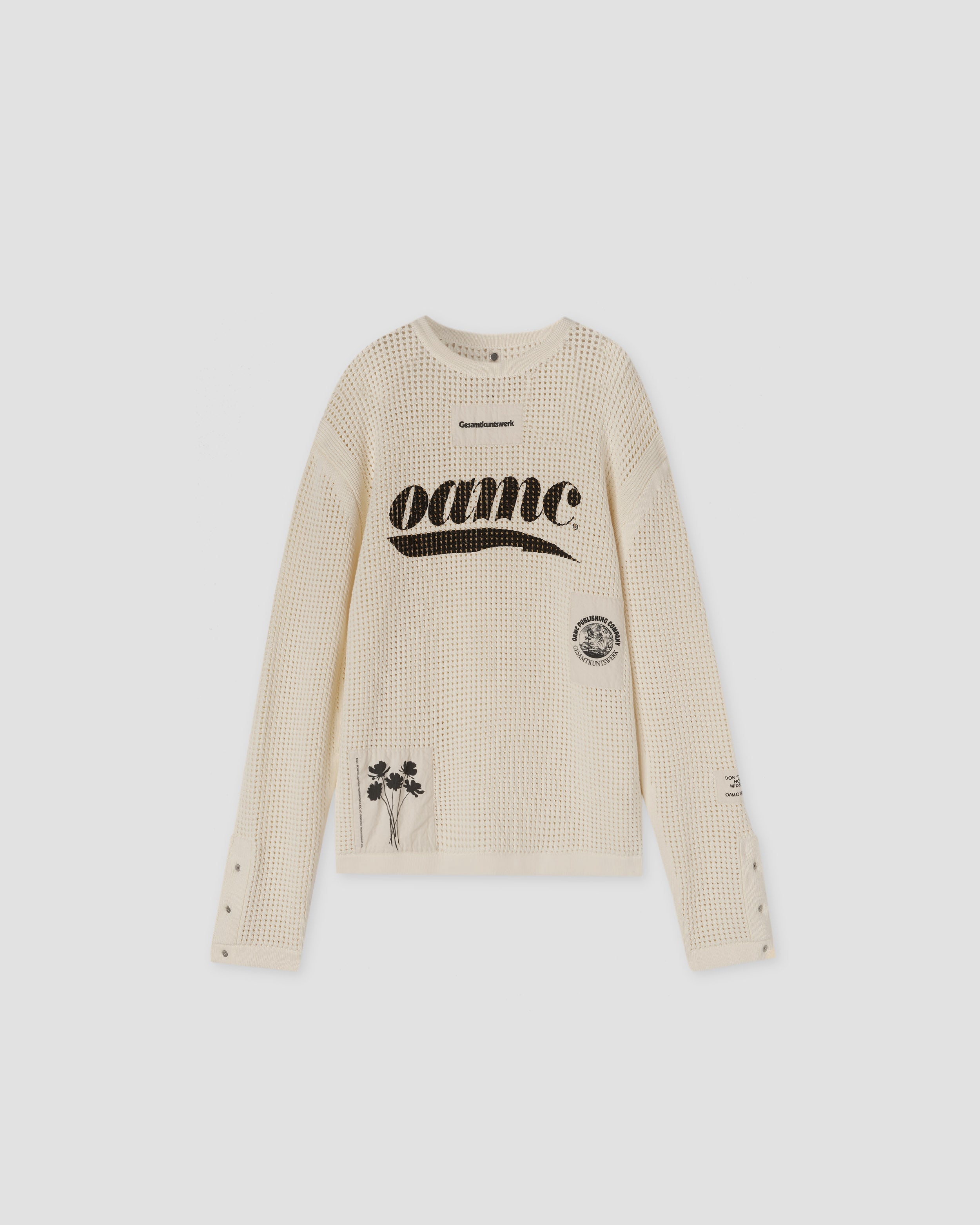 Christie Crewneck in White|OAMC